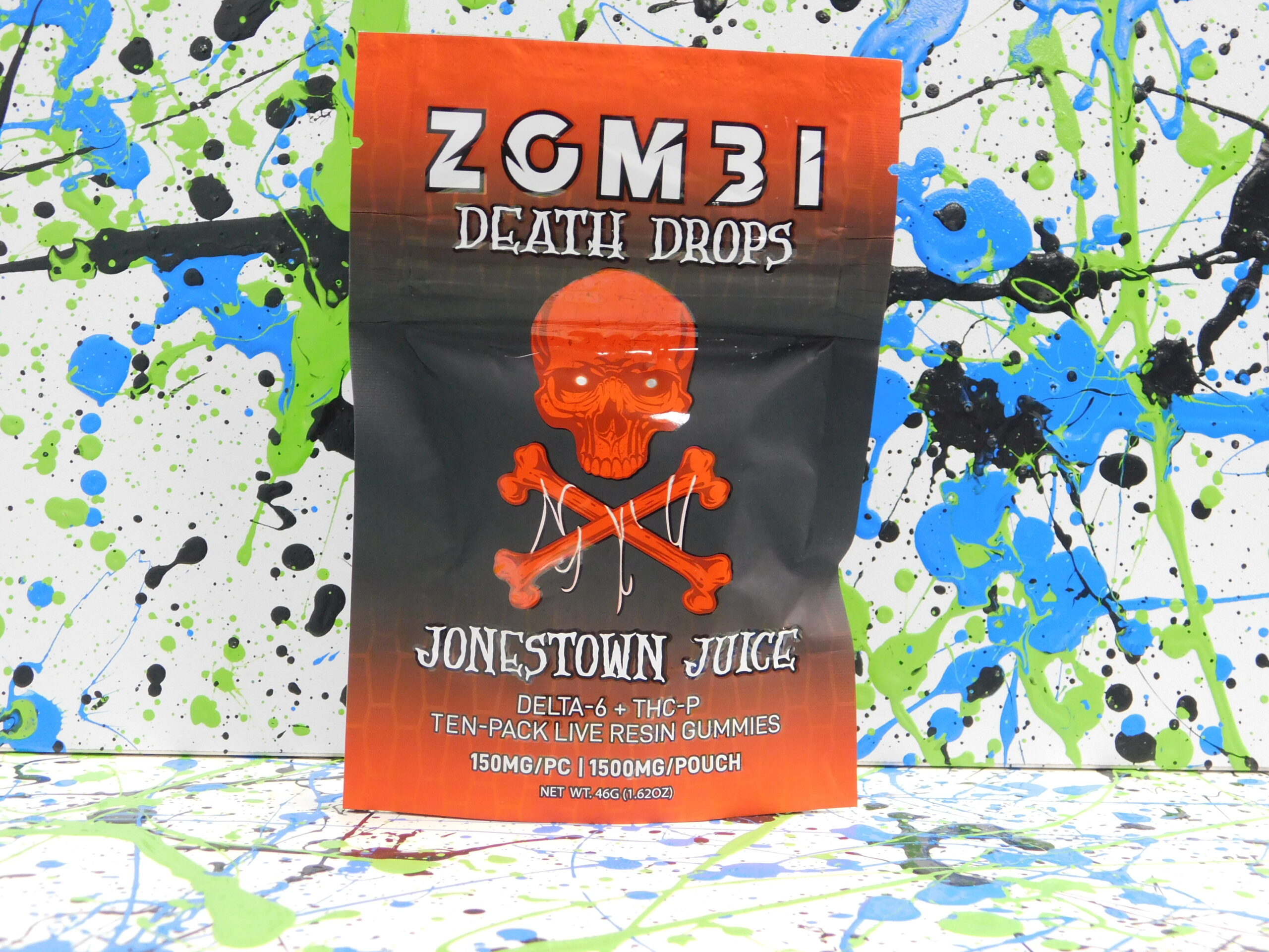 Zombi Death Drops Gummies D6 + THCP 1500mg - Great CBD Shop